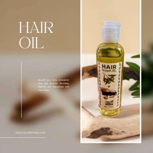 hair oil by glow by faiza